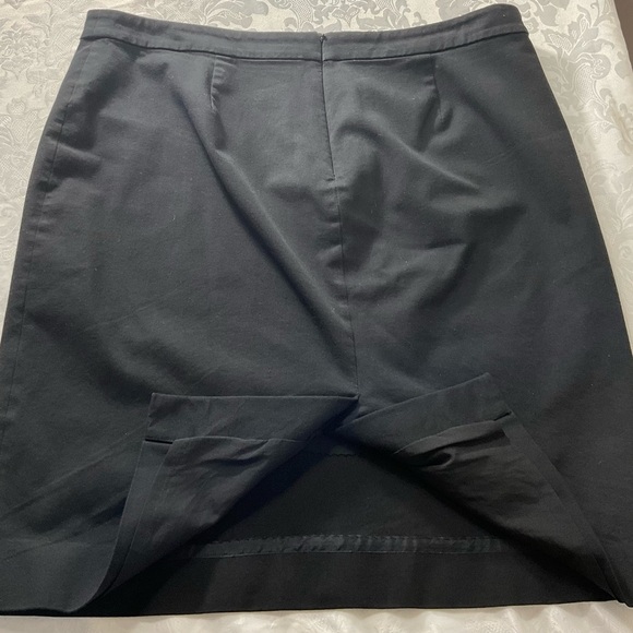 J.Crew No 2 Women’s Lined Black Zip Back Pencil Skirt  Size 16 - Picture 6 of 10